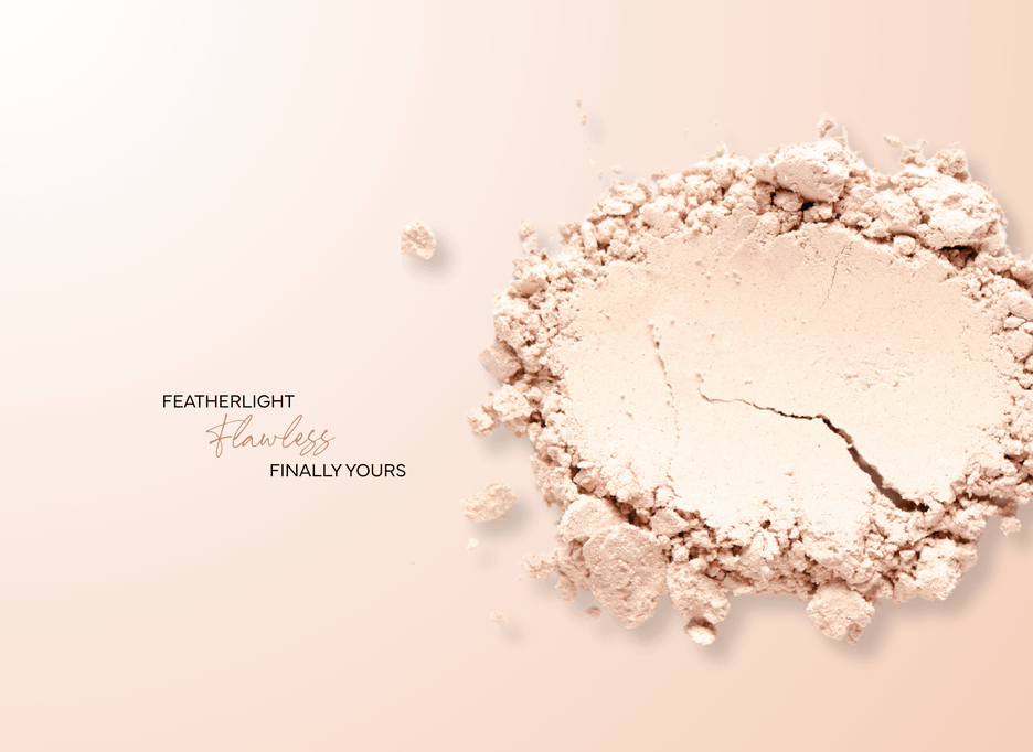 Minerale foundation powder in a delicate shade, representing natuurlijke foundation for a flawless look.