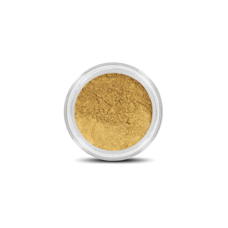 Gelber Mineral Lidschatten Cringe im Tiegel