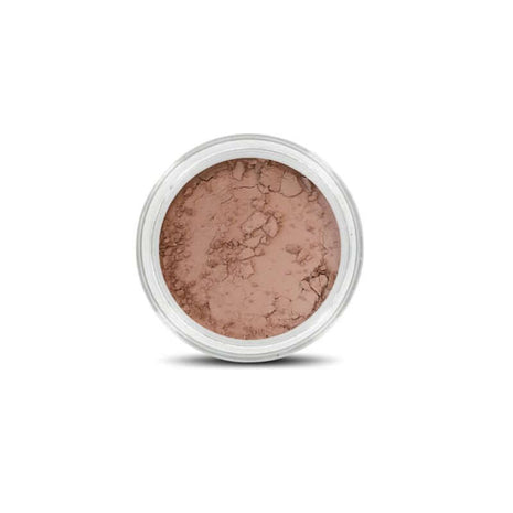 Matter hellbrauner Mineral Lidschatten Suede im Tiegel